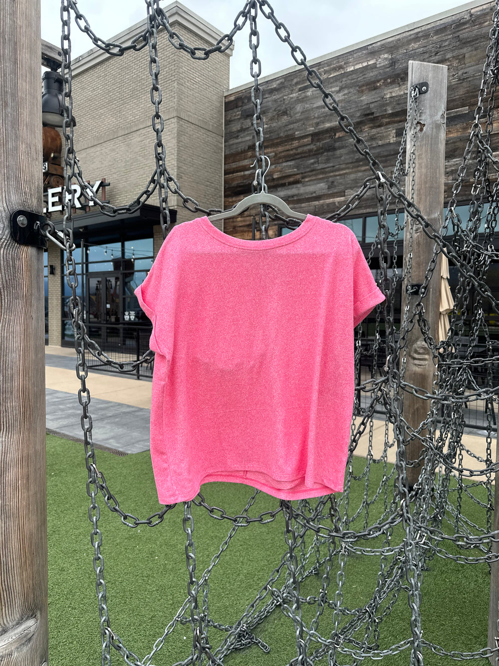 Soft Hacci Short Sleeve Top