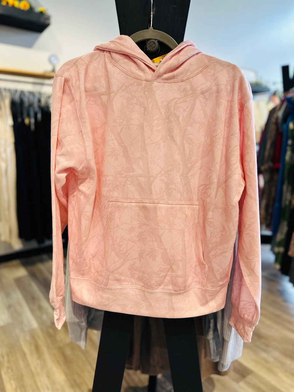 Pink Camo Hoodie