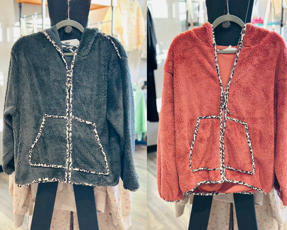 Door Buster ~ Sherpa Hoodie Jacket