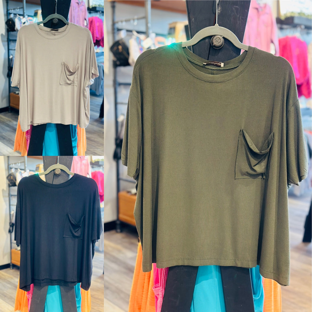 Oversized Ribbed Tee
