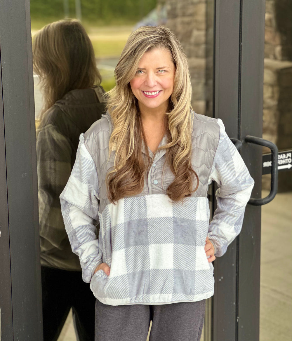 Simply Southern Plaid Hoodie