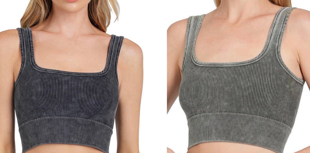 Ribbed Cami Tank Tops