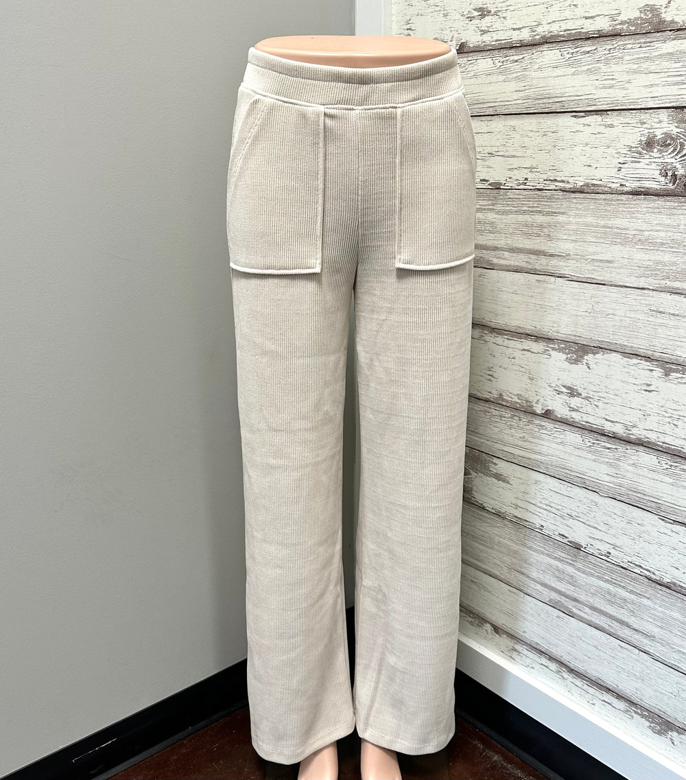 Wide Leg Soft Corduroy Pants