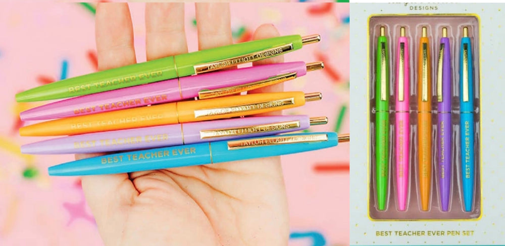 Best Teacher Ever Pen Set
