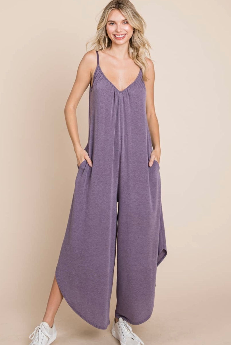 Purple Jumpsuit Romper