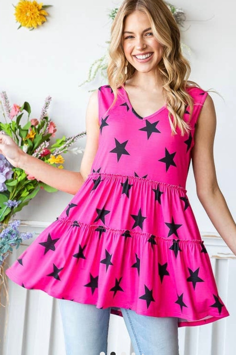 Star Tiered Top