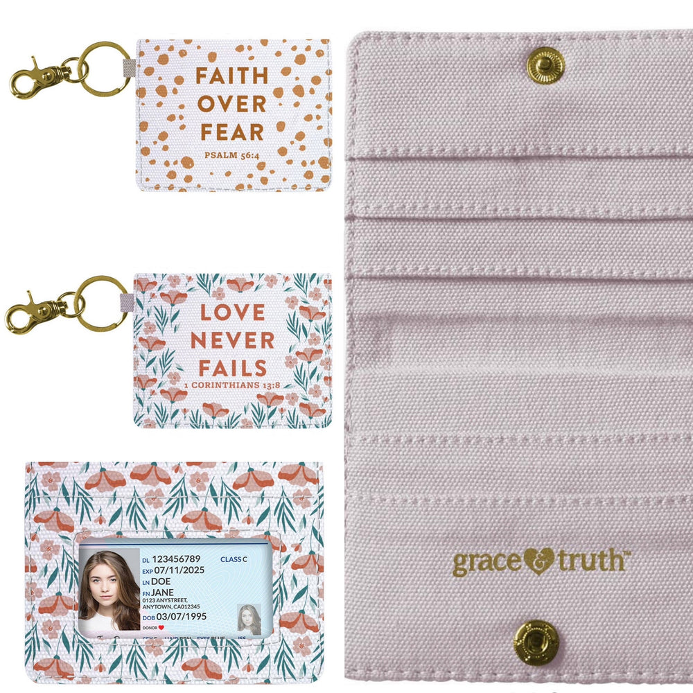 Faith Based Keychain Id Case