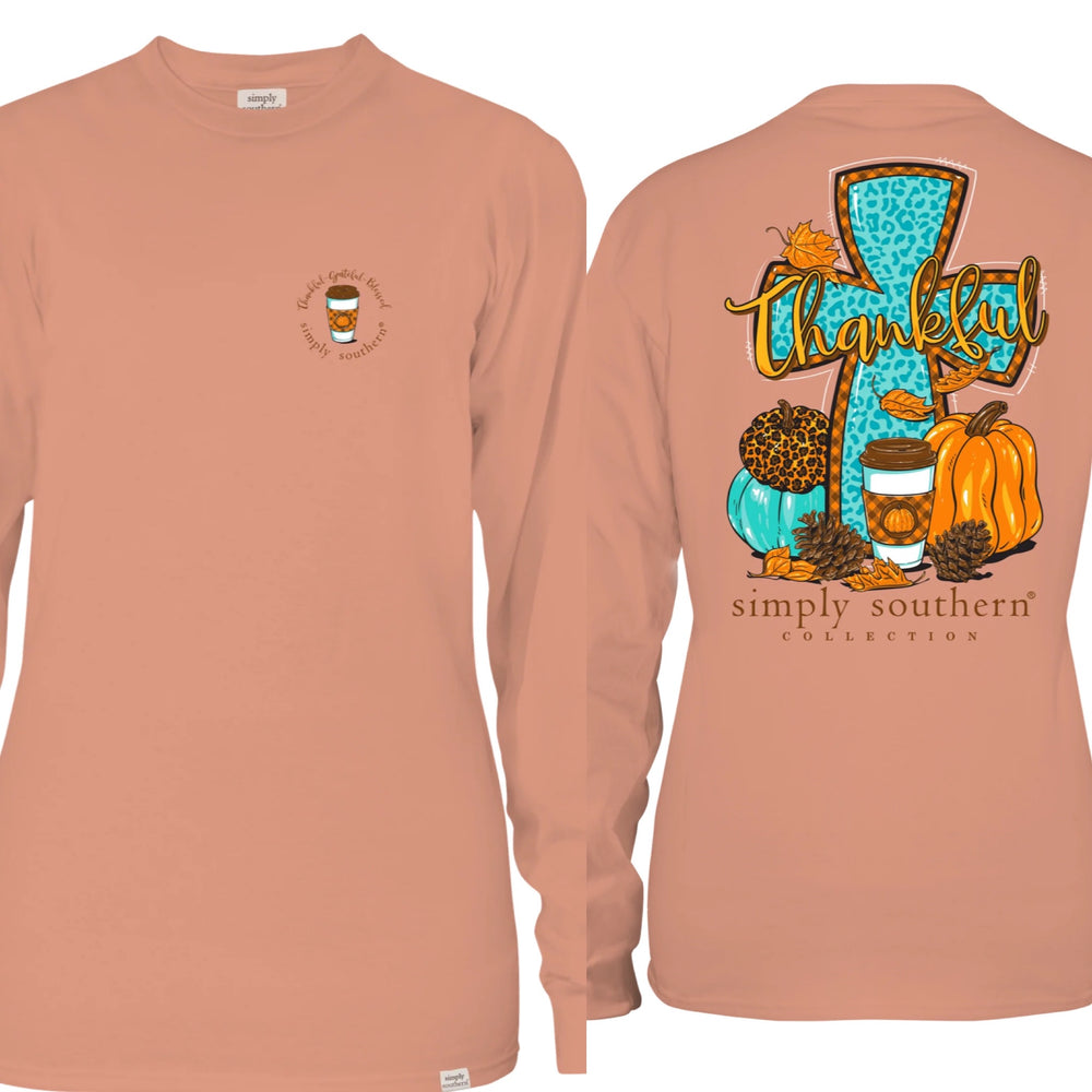 Simply Southern Cafe Thankful Long Sleeve