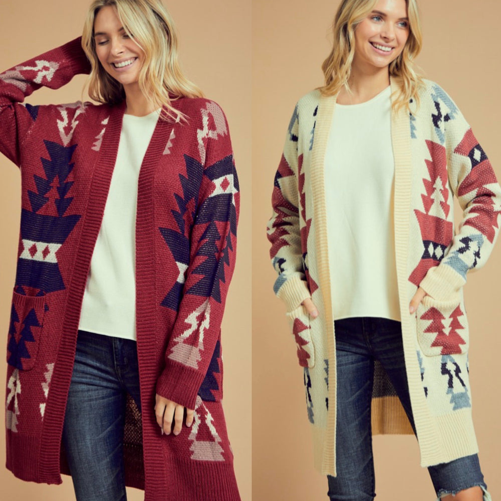 Door Buster ~ Aztec Cardigans