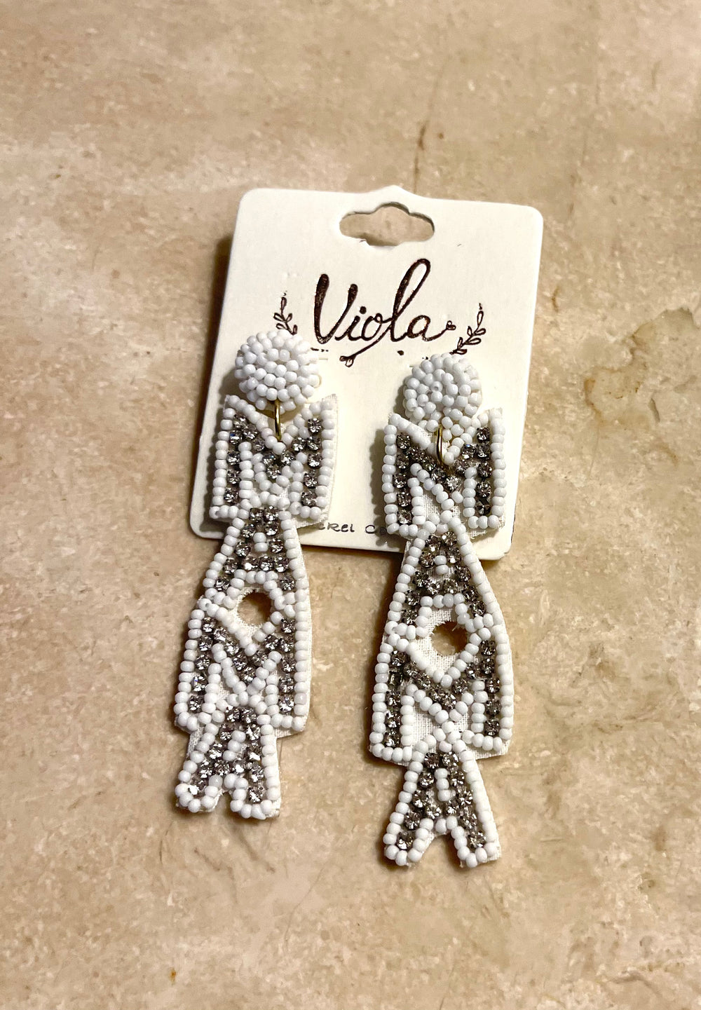 Mama Beaded Earrings