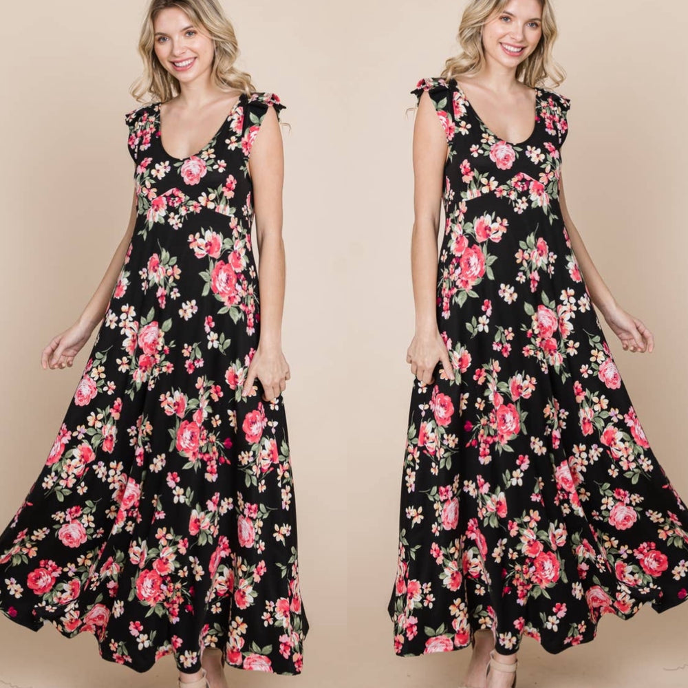 Curvy ~ Floral Maxi Dress