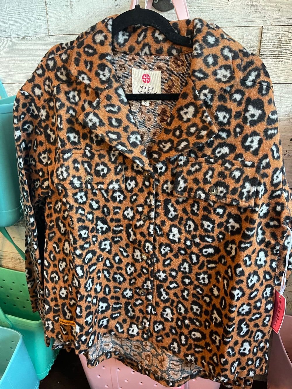 Simply Southern Thick Leopard Shacket