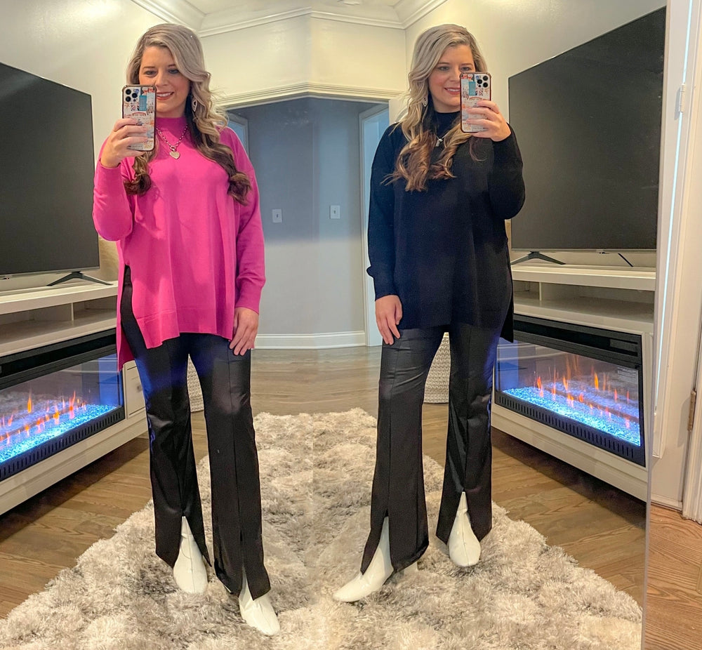 Side Slit Sweater