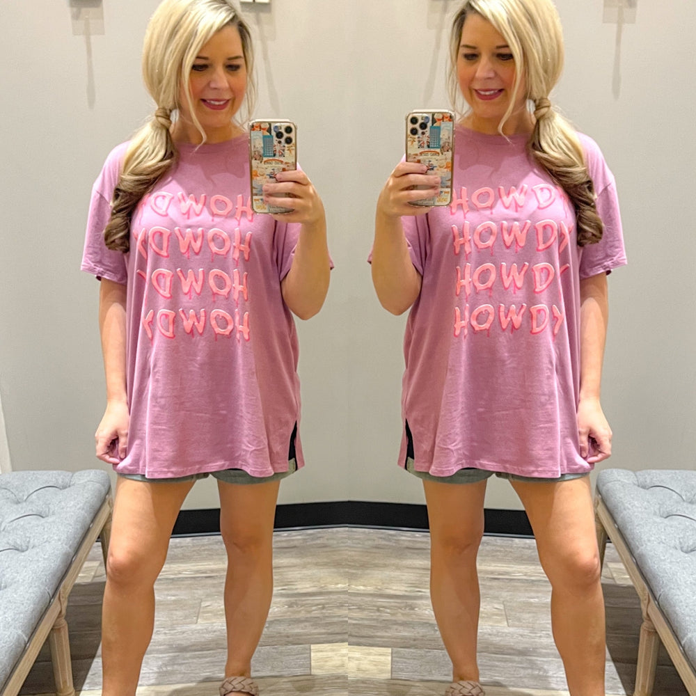 Oversized Howdy Top