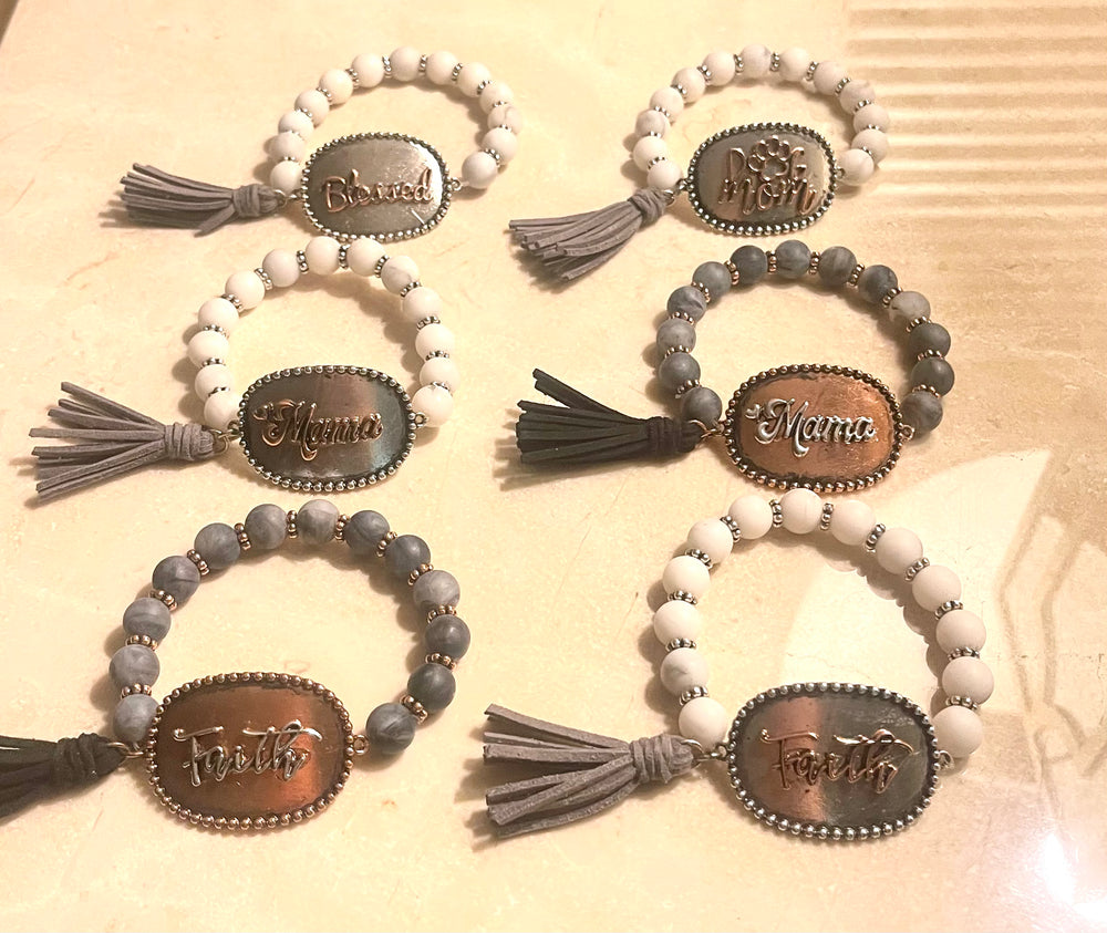 Beaded Tassel Bracelets