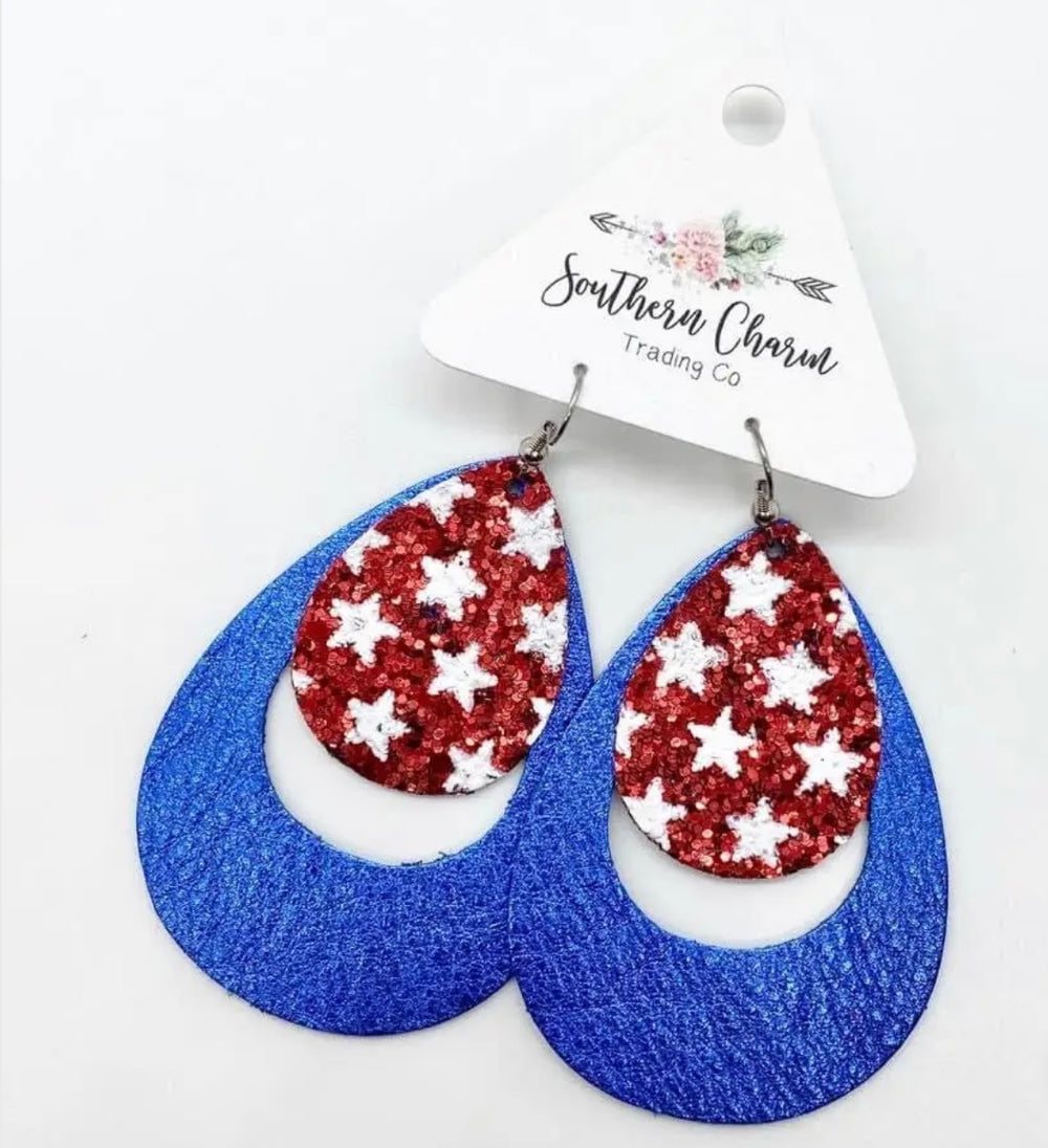 Patriotic Layered Earrings