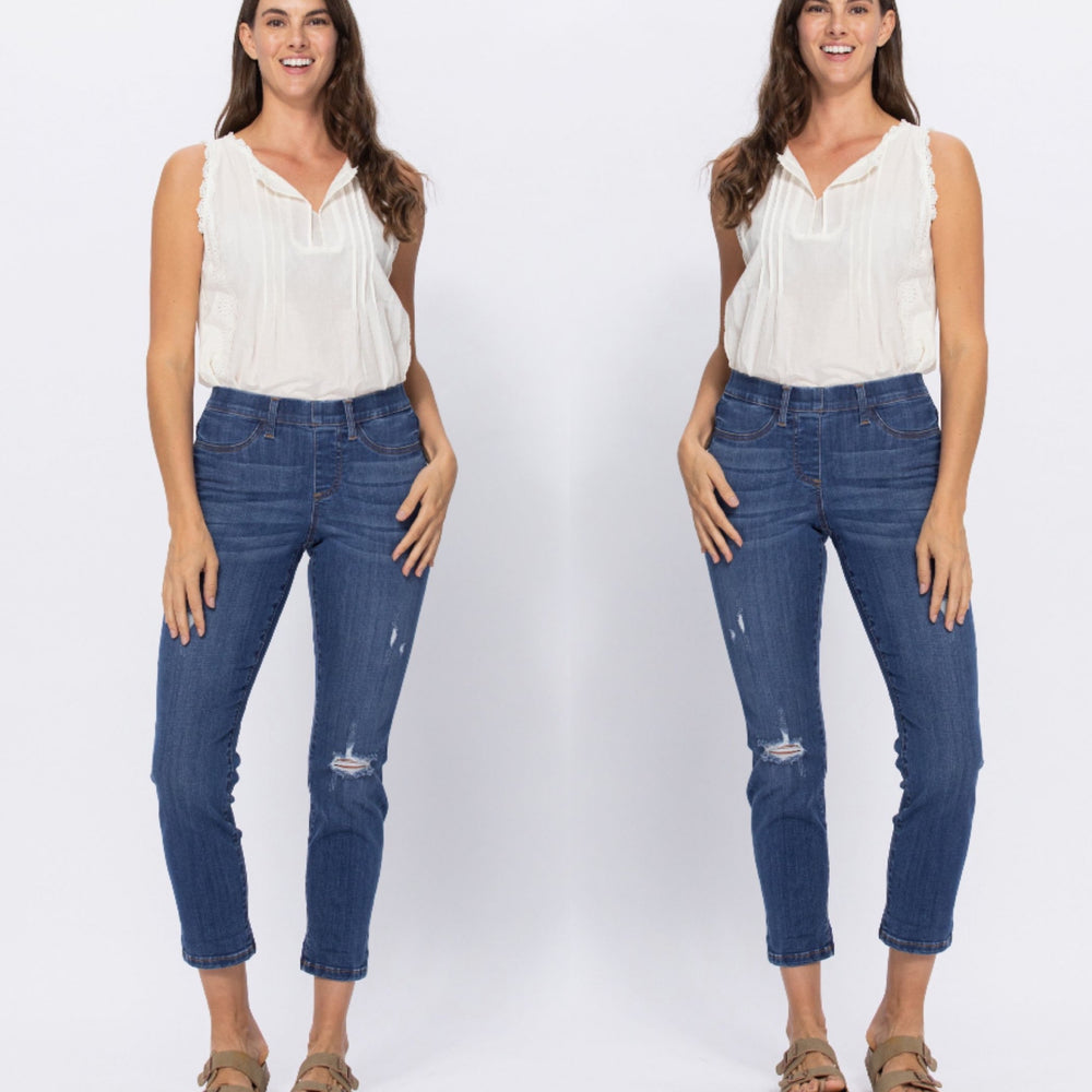 Distressed Jeggings Judy Blue