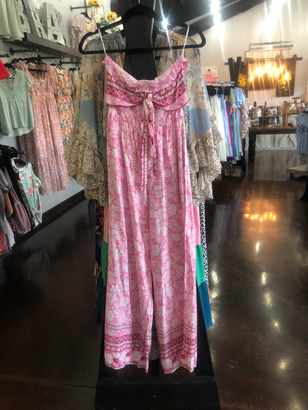 Tie Front Sleeveless Romper