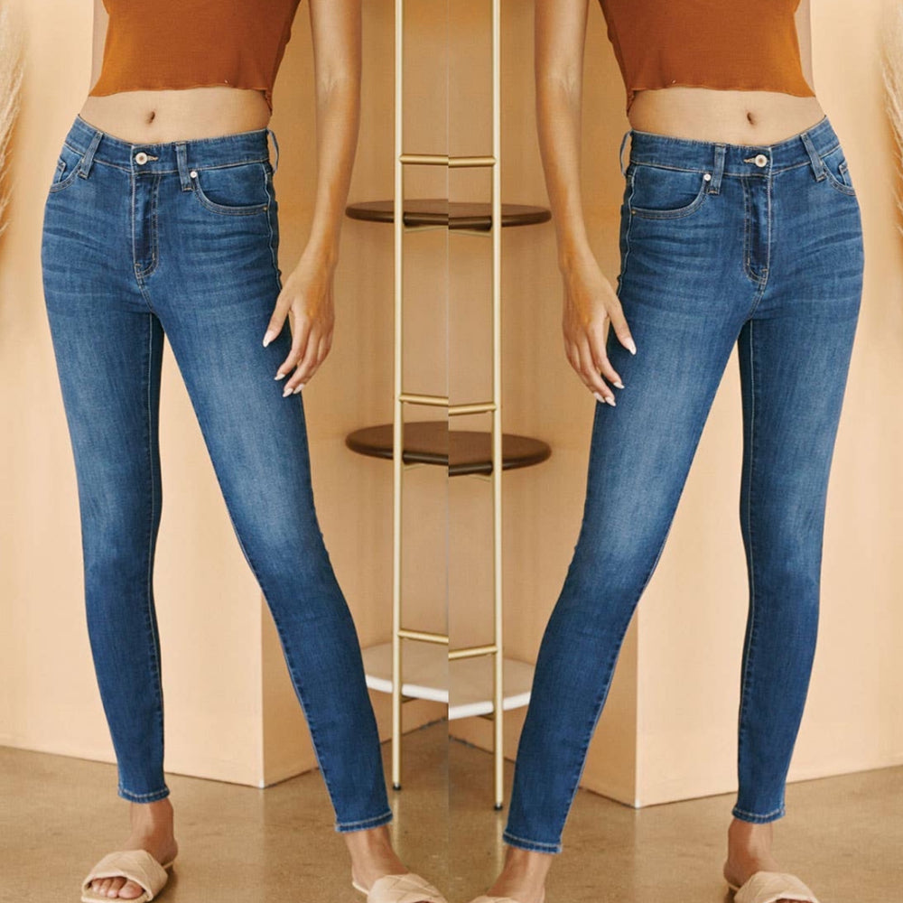 Kan Can High Rise Skinny Jeans