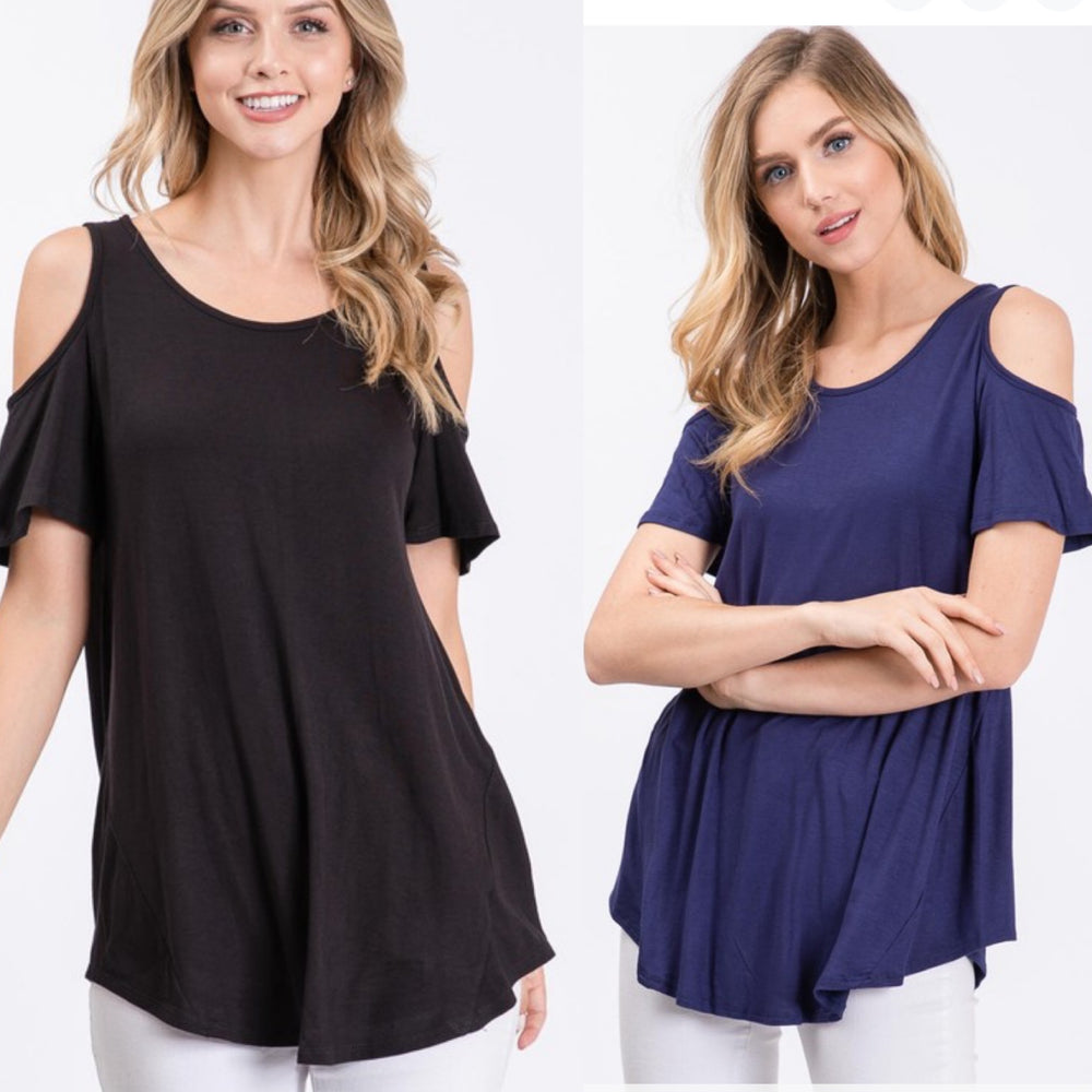 Cold Shoulder Top