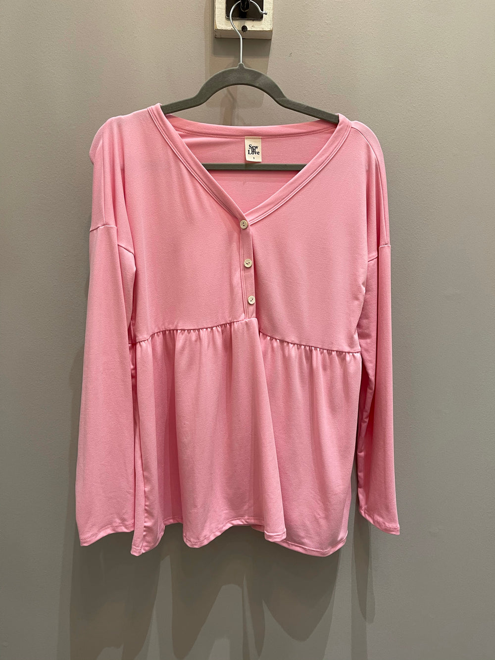 Pink Babydoll Top