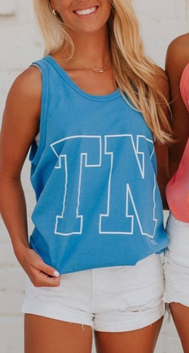 Give Her Six -- Blue TN Tank