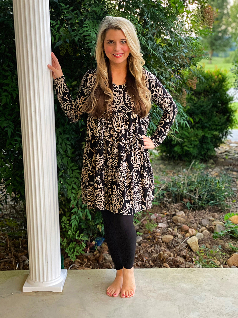 Paisley Baby Doll Tunic